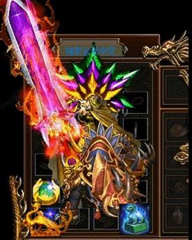 微变传奇私服：天尊套装的重要部分来自深渊魔域的神装天尊道袍